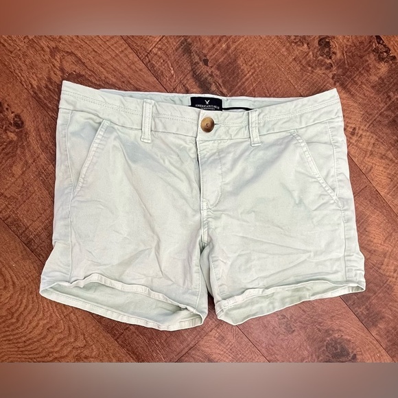 American eagle AE outfitters Womens juniors teen midi shorts 2 pairs Sz 6 - Picture 4 of 10
